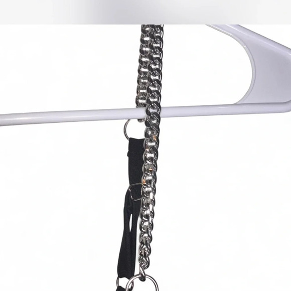 Guess Black Top with Chain Detail - Picture 3 of 6